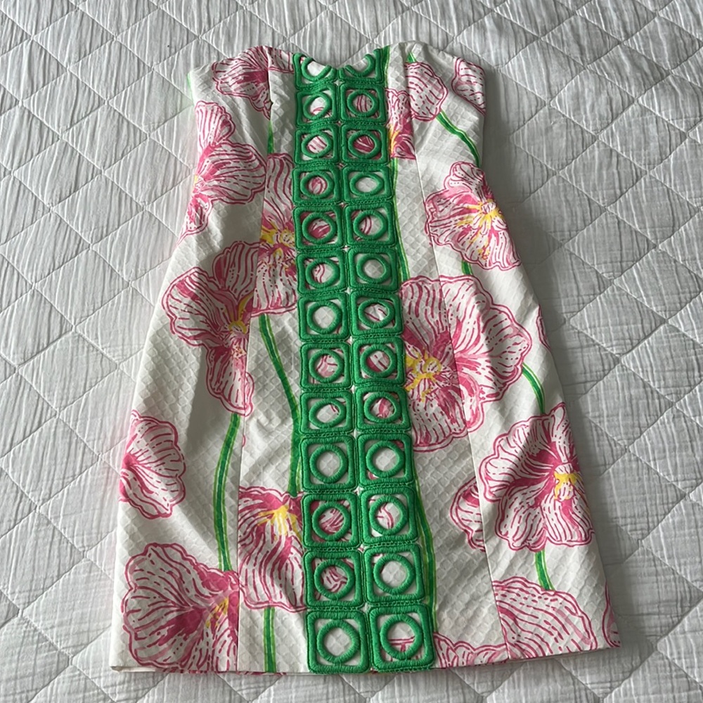 Lilly Pulitzer strapless mini dress